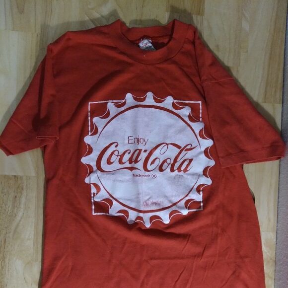Vintage 80s Coca Cola Coke Adds Life T-Shirt - Picture 2 of 8